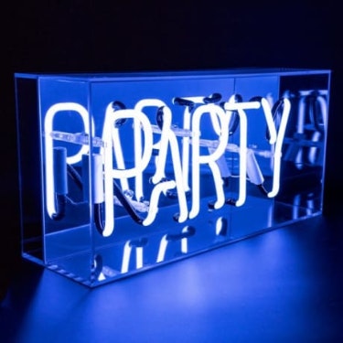 Acrylic Neon Light Party Box by
