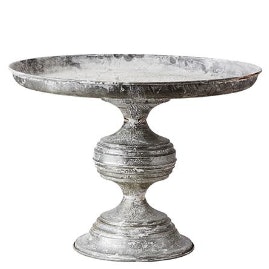 Grey Antique Phoenix Cake Stand by Affari