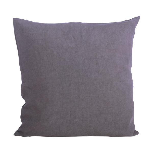 Simple Dark Grey Pillowcase by House Doctor