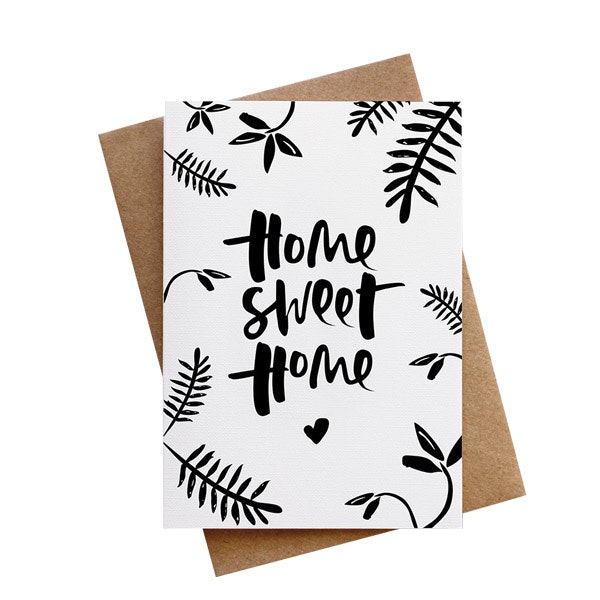 Home Sweet Home Card by Too Wordy