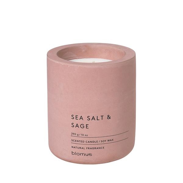 Large Sea Salt And Sage Scented Candle by Blomus