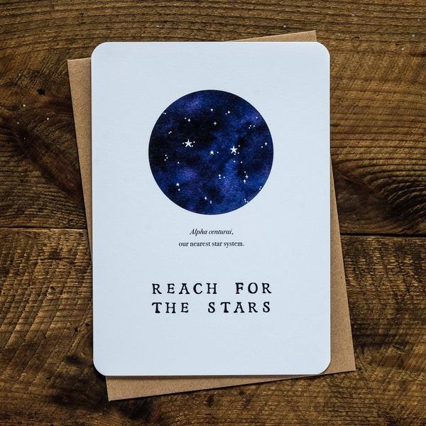 Reach For The Stars Card by CollardManson