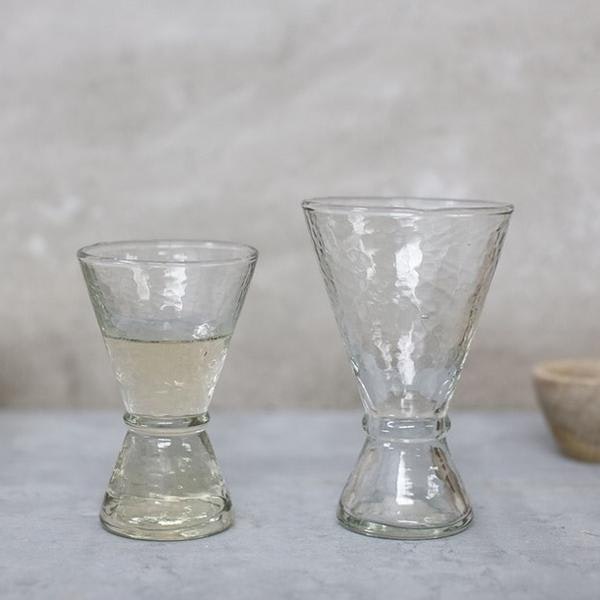 Hammered Wine Goblet Small by Nkuku