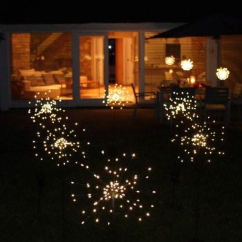 Solar Starburst Outdoor Stake Lights by