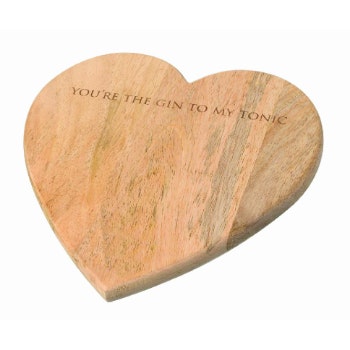 Heart Wooden Chopping Board by The Upholsterer