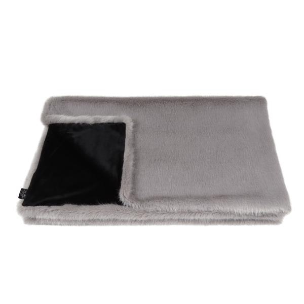 Faux Fur Comforter In Opal by Helen Moore