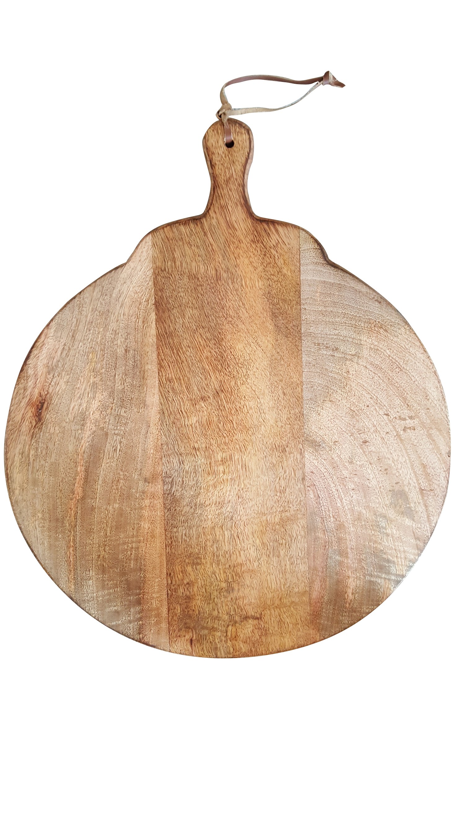 Round Mango Wood Chopping Board by Dassie Artisan