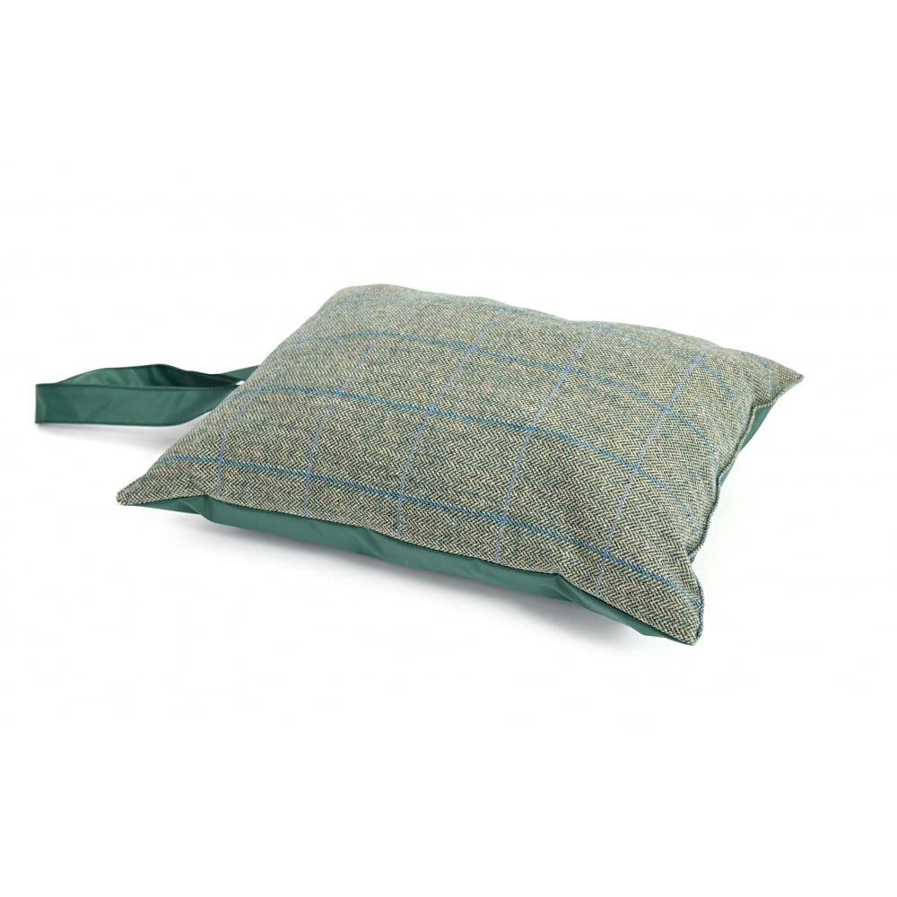 Green Tweed Garden Kneeler Cushion by Tweedmill