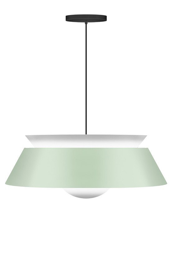 Mint Green Cuna Pendant Shade with Black Cord Set by UMAGE