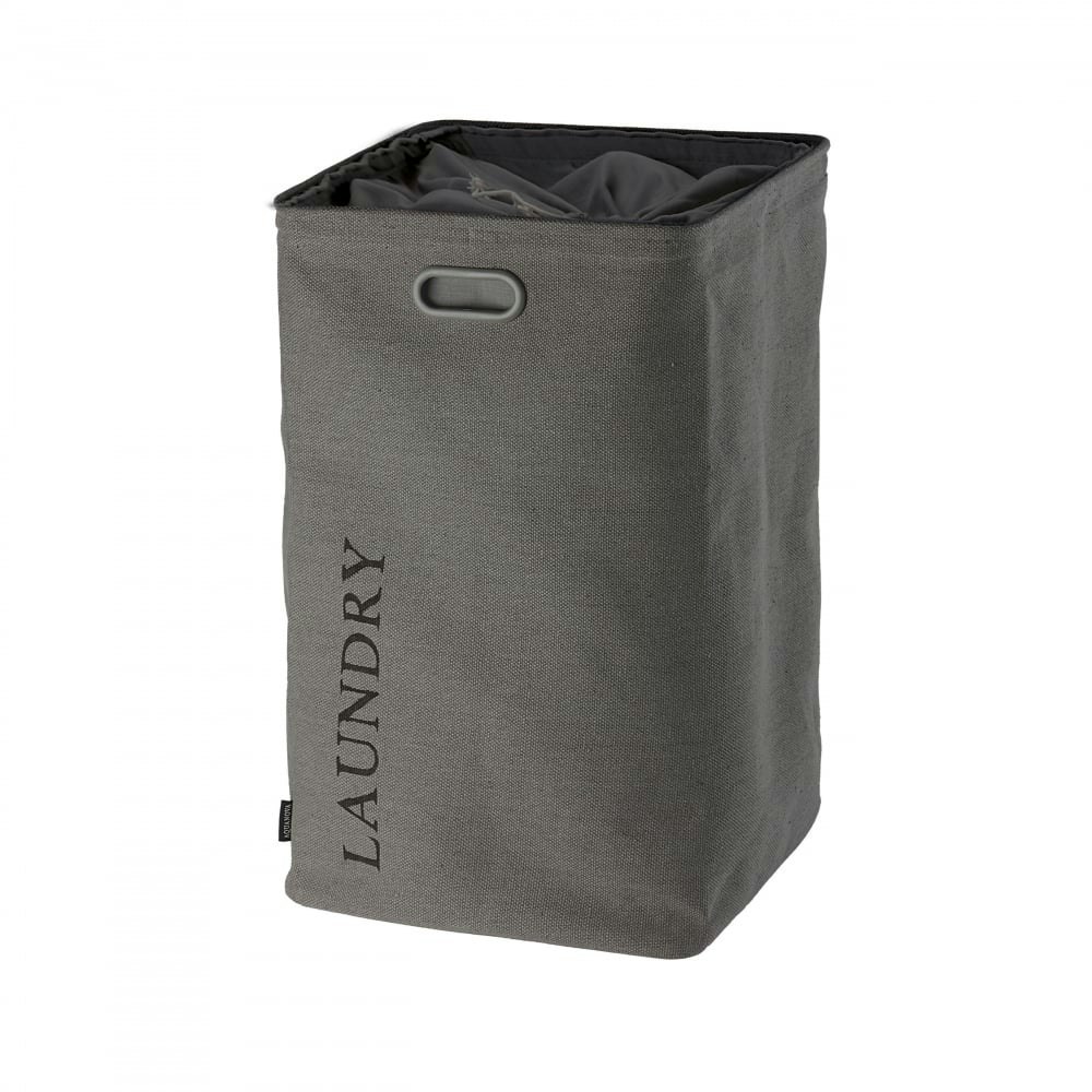 Grey Evora Laundry Basket by Aquanova