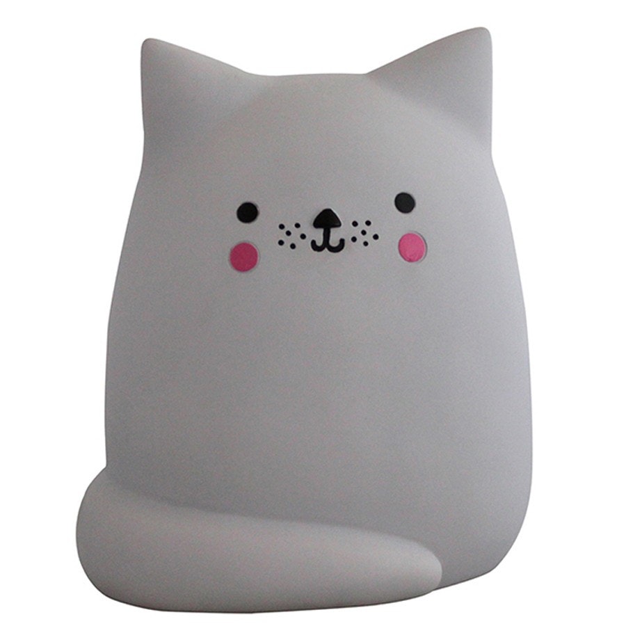 Mini Grey Cat Lamp by House of disaster