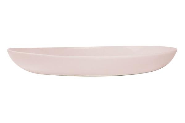 Soft Pink Shell Bisque Salad Serving Bowl by Canvas Home