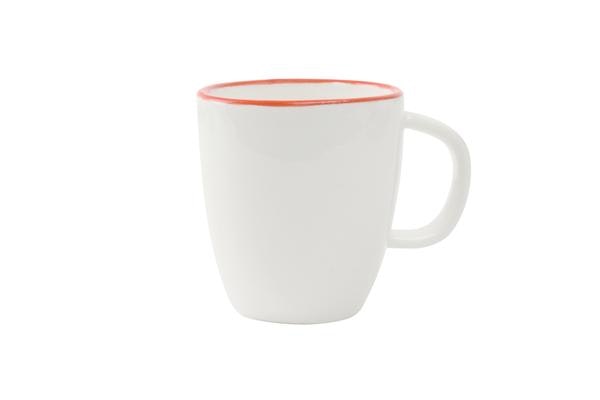 Abbesses Espresso Cup With Red Rim - Set of 4 by Canvas Home