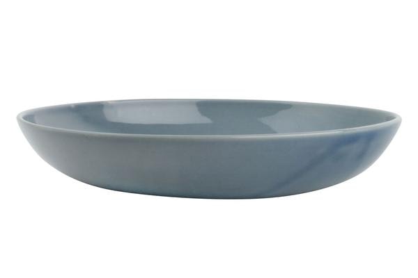 Blue Shell Bisque Pasta Bowl - Set of 4 by Canvas Home
