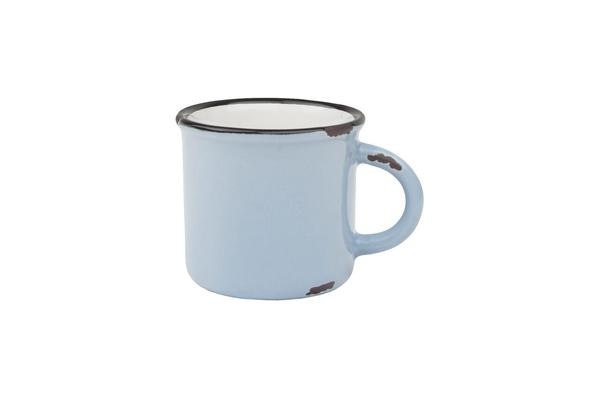 Cashmere Blue Tinware Espresso Mug - Set of 4 by Canvas Home