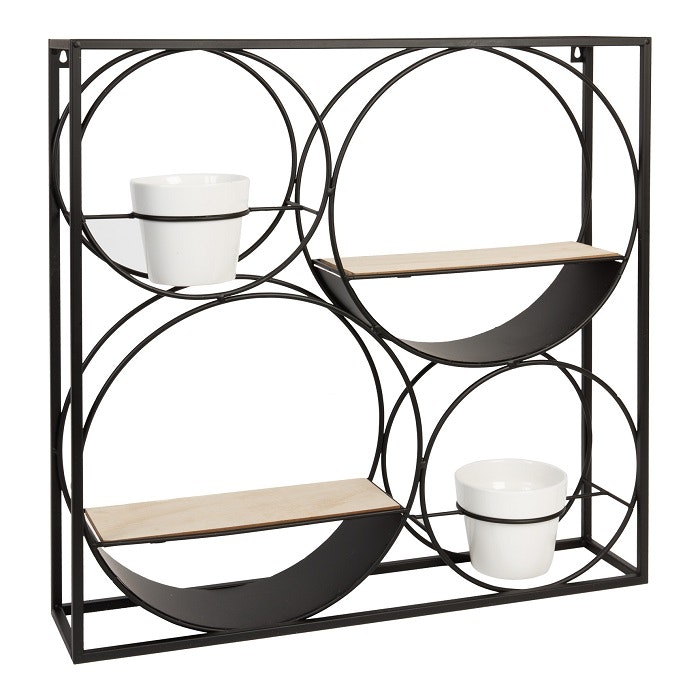 Moroccan Metal Wall Planter Decoration by