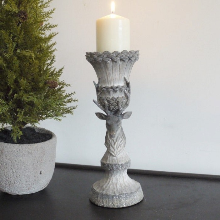 Small Stag Candle Holder by