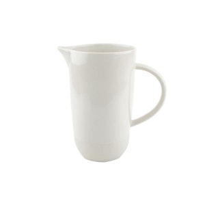 White Shell Bisque Jug by Canvas Home