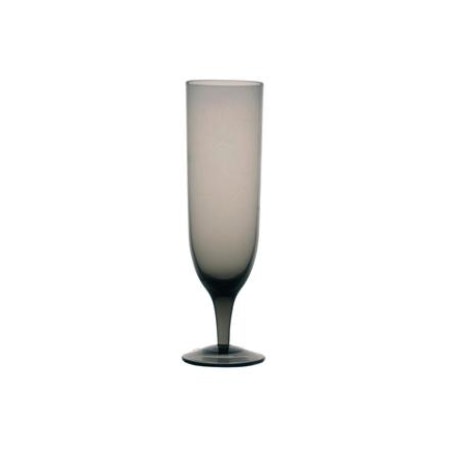 Smoke Amwell Champagne Glass - Set of 4 by Canvas Home