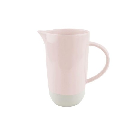 Soft Pink Shell Bisque Jug by Canvas Home