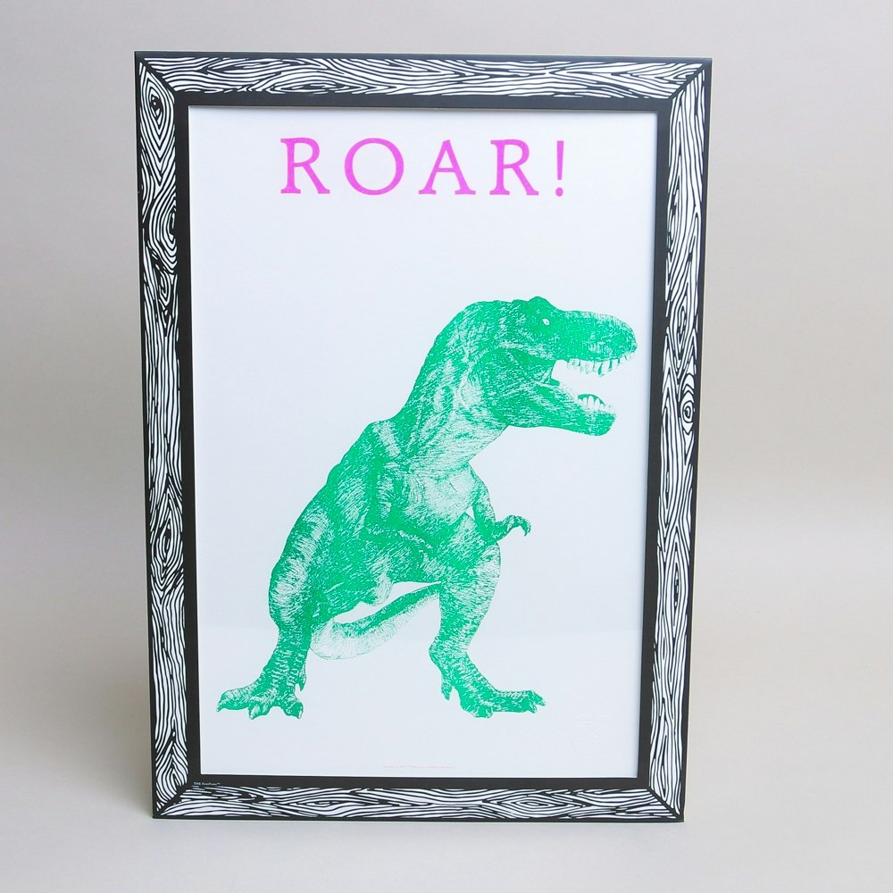 Roar The Print By Marke Newton Green by