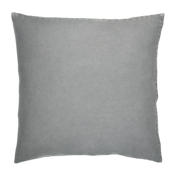 Grey Linen Square Cushion by Ib Laursen