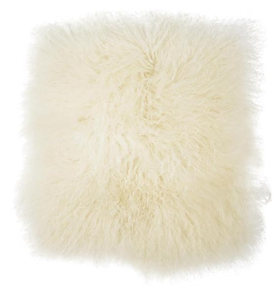 Ivory Tibetan Sheepskin Seat Pad by Ib Laursen
