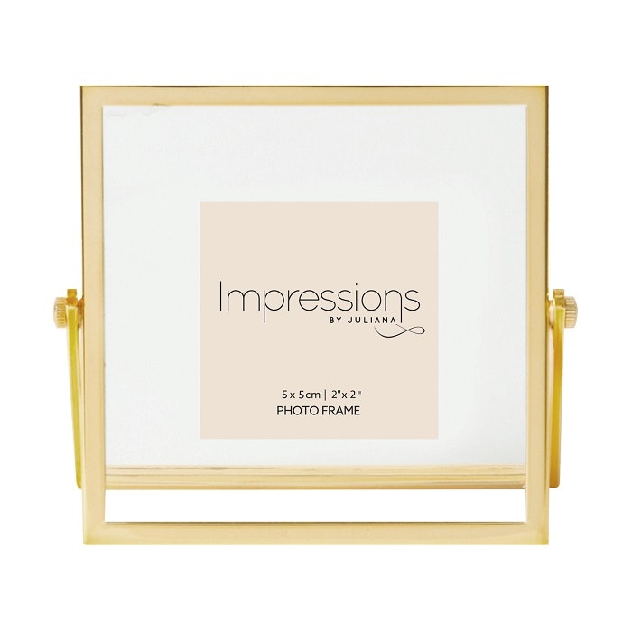 Gold Floating Photo Frame by