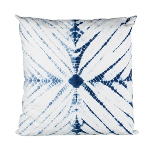 White & Blue Cushion by The Upholsterer