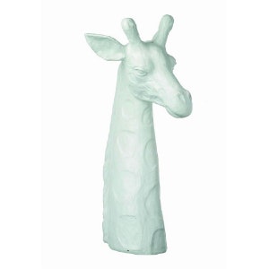 Giraffe Head Vase - White by The Upholsterer