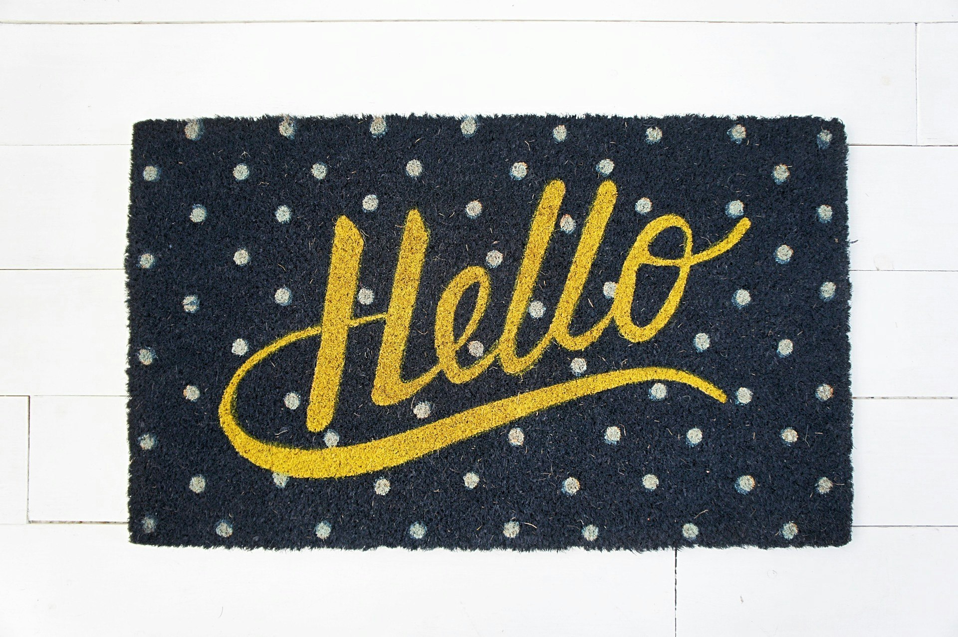 'Hello' Doormat by Bombay Duck