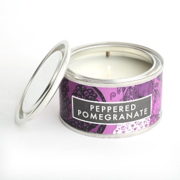 Small Pomegranate Tin Candle by Pintail Candles