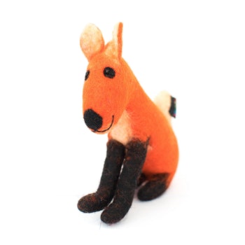 Sitting Felt Fox Decor by Hyde And Seek