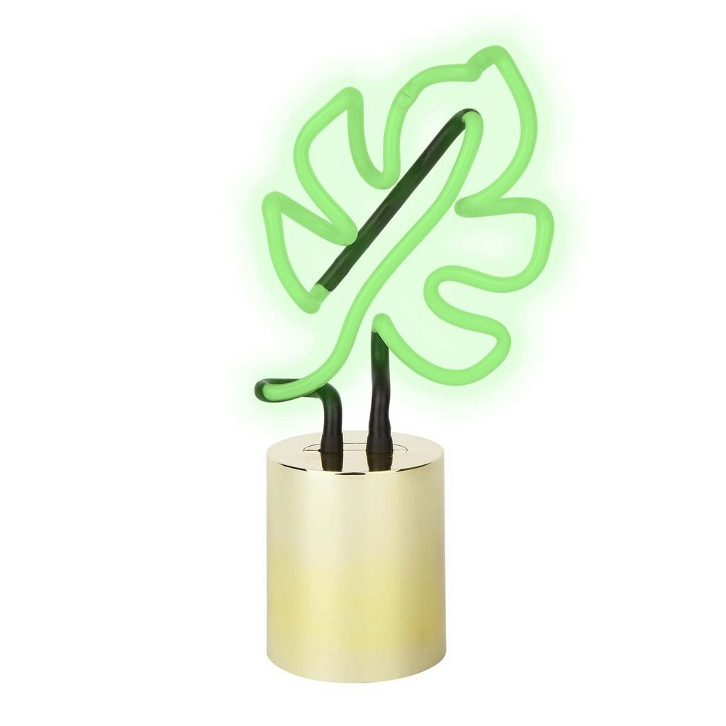 Monstera Leaf Neon Light by Sunnylife