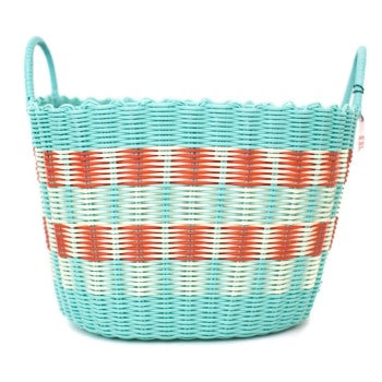 Large Aqua Storage Basket by ECP Design