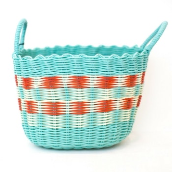 Small Aqua Storage Basket by ECP Design