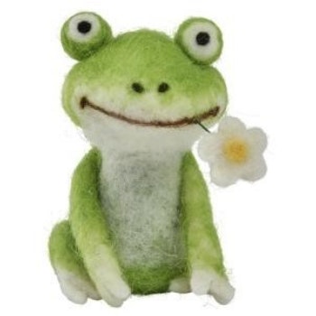 Felt Frog Decoration by Transomnia