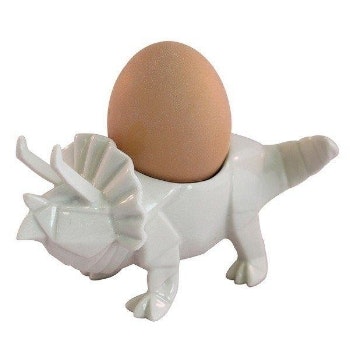 White Dinosaur Egg Cup by House of disaster
