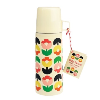 Tulip Bloom Flask And Cup by Rex London