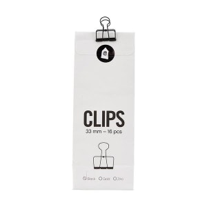 Wire Black 16 Pcs Bag Clips by House Doctor