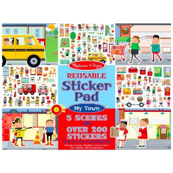 My Town Reusable Sticker Pad by Melissa & Doug