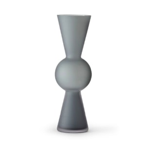 Grey Bon Bon Glass Vase by Design House Stockholm