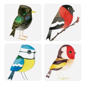 British Bird Coasters by Matt Sewell