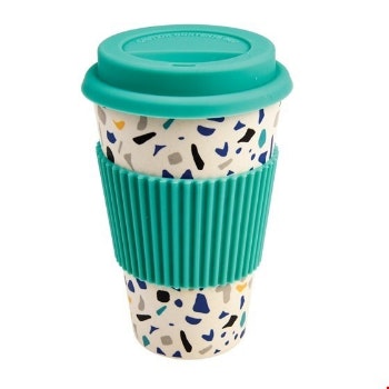 Terrazzo Bamboo Travel Mug by Rex London