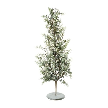 Green & White Berry Glitter Tree Decor by Hyde And Seek