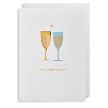 Happy Anniversary Card by Hyde And Seek
