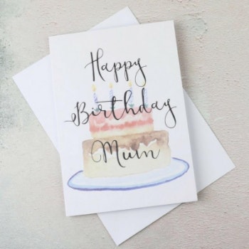Happy Birthday Mum Card by Hyde And Seek