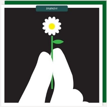 Daisy Sympathy Card by Hyde And Seek