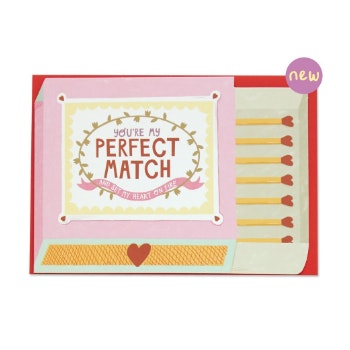 You Are My Perfect Match Card by Raspberry Blossom