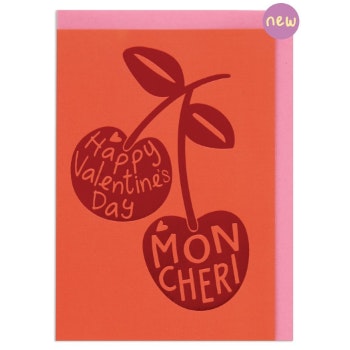 Mon Cherie Valentines Card by Hyde And Seek